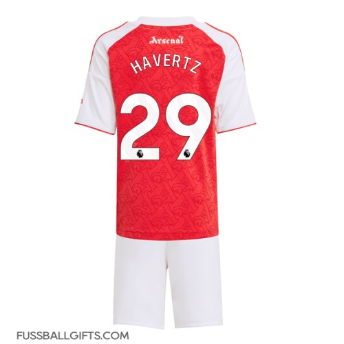 Arsenal Kai Havertz #29 Fußballbekleidung Heimtrikot Kinder 2025-26 Kurzarm (+ kurze hosen)